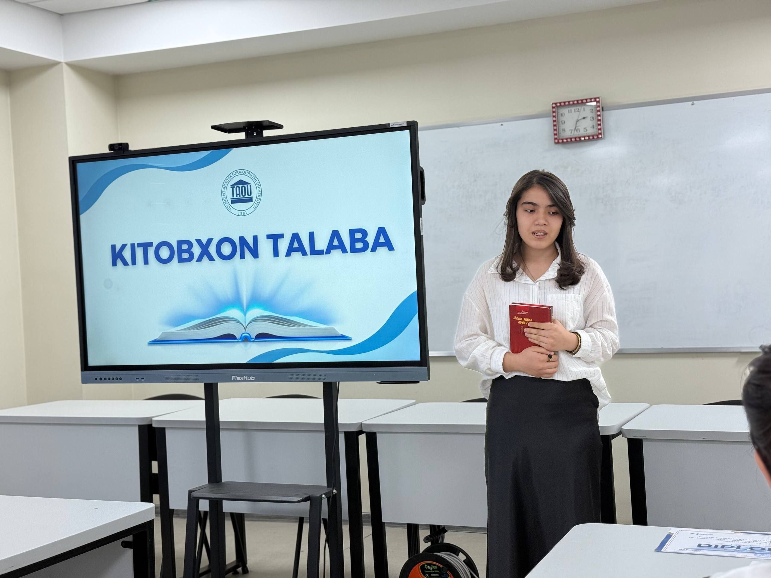 Yoshlar ittifoqi koordinatorlari tomonidan "Kitobxon talaba" mavzusida tanlov o'tkazildi